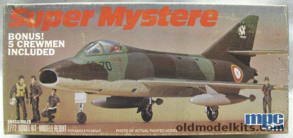 MPC 1/72 Super Mystere, 2-0210 plastic model kit